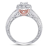 14kt White Gold Womens Round Diamond Solitaire Bridal Wedding Engagement Ring 1.00 Cttw (Certified)