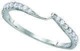 14kt White Gold Womens Round Diamond Bridal Wedding Engagement Ring Band Set 1-1/2 Cttw (Certified)