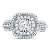 14kt Yellow Gold Womens Round Diamond Solitaire Bridal Wedding Engagement Ring 1.00 Cttw (Certified)