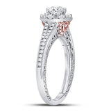 14kt White Gold Womens Round Diamond Solitaire Bridal Wedding Engagement Ring 1.00 Cttw (Certified)