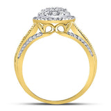 14kt Yellow Gold Womens Round Diamond Solitaire Bridal Wedding Engagement Ring 1.00 Cttw (Certified)