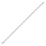 14kt White Gold Womens Round Diamond Classic Tennis Bracelet 2.00 Cttw