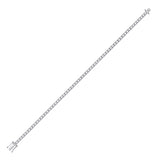 14kt White Gold Womens Round Diamond Classic Tennis Bracelet 3.00 Cttw