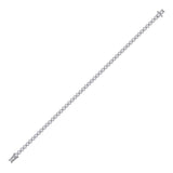 14kt White Gold Womens Round Diamond Timeless Tennis Bracelet 3.00 Cttw
